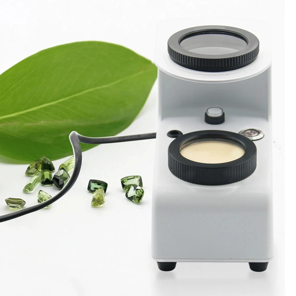 Polariscope for Gemstone Checking LED Desktop Polariscope Dual Light Source Gem Polariscope