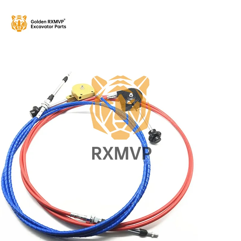 For SANY SY HITACHI ZAX DAEWOO KOBELCO SK Sumitomo Doosan Retrofit throttle cable Manual throttle cable excavator Parts