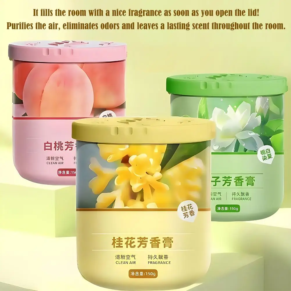 Désodorisant Solide Osmanthus Pêche Longue Durée pour Intérieur, Maison et Voiture