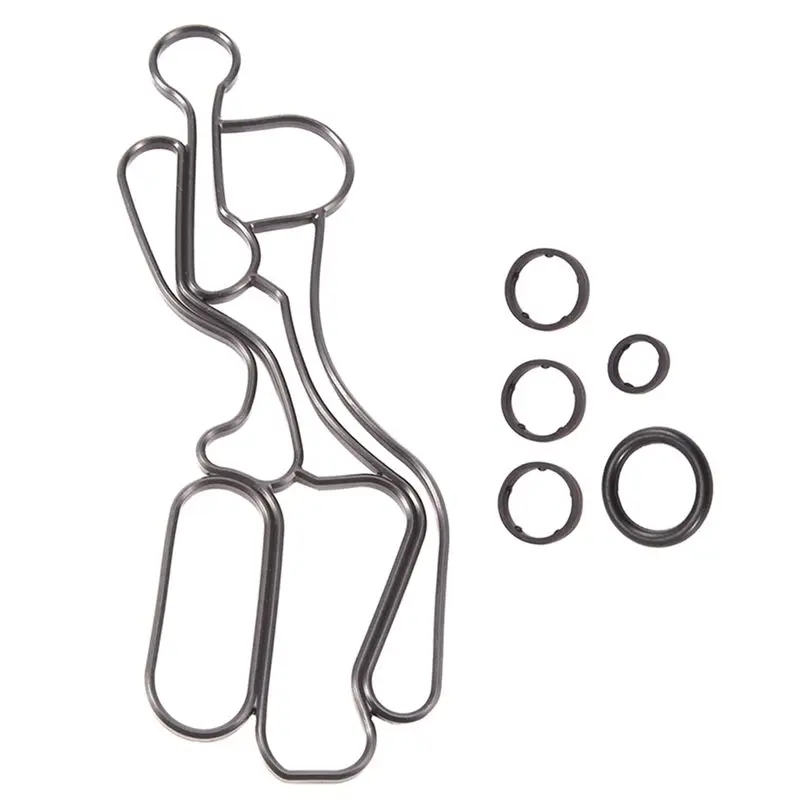 3X O'ring Gasket Set Of Oil Cooler LR013149 For Land Rover Discovery 4 Range Rover Sport 3.0 V6 LR013151 LR013161