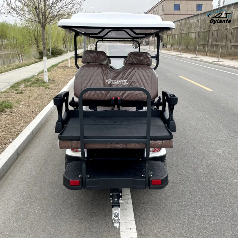 الأكثر مبيعا دورة الغولف الأمريكية مركبة مخصصة 8-مقعد عربة جولف كهربائية 4-Row سكوتر رياضي الصيد على الطرق الوعرة مركبة #6