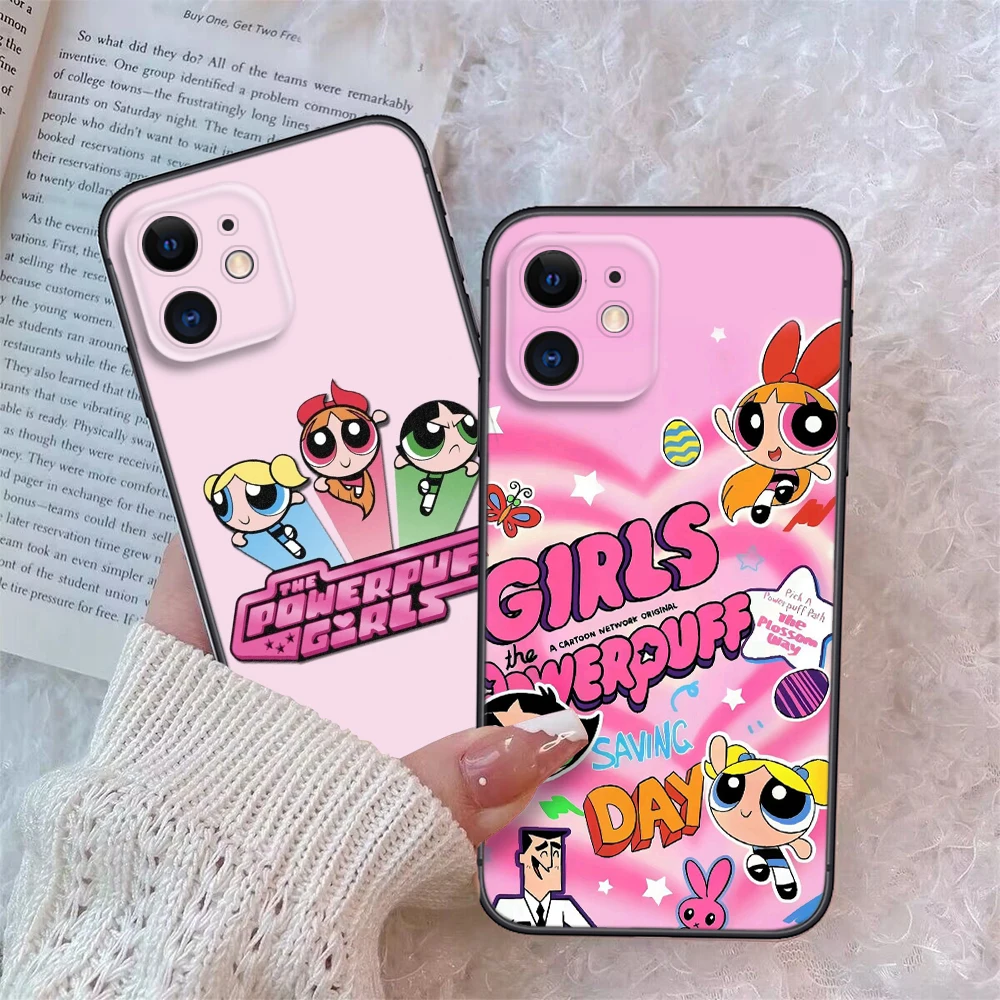 The P-Powerpuff Girls Soft phoneCase for Xiaomi Mi A2 A3 Poco F1 F2 F3 GT M2 M3 M4 M5 C40 X2 X3 NFC X4 pro