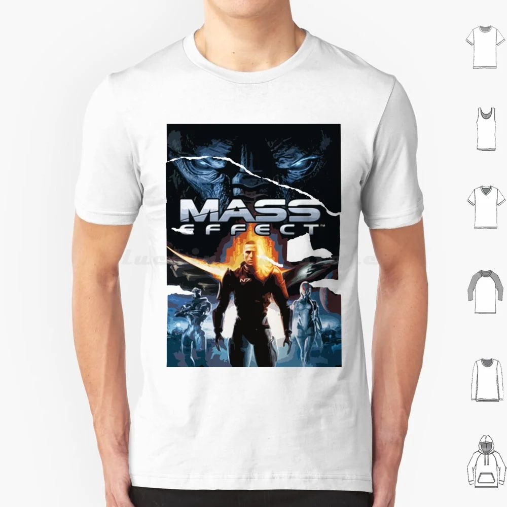 Оригинальный выпуск плаката | Эффект объемного космоса Шепард Лигон N7 туриан Асари квариал футболка хлопковая для мужчин женщин Diy печать масс