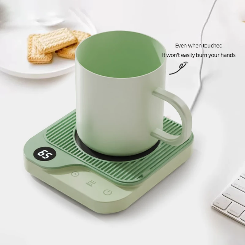 

110 В/220 В нагревательная подставка для кофейной кружки, грелка 30 Вт, электрическая нагревательная пластина, 3-скоростной контроль температуры, изолированная подставка для подставки, грелка