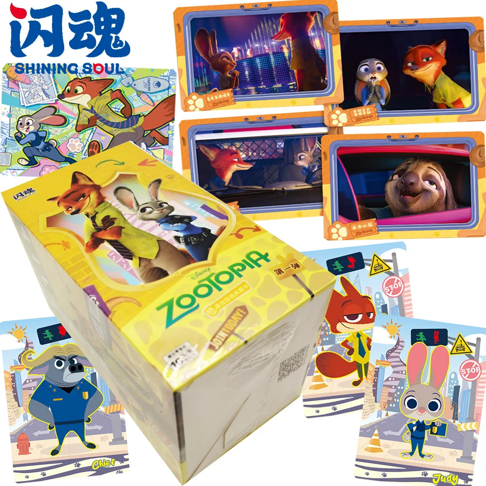 

New Shining Soul Original Zootopia Collection Cards Sweet Dreams Theme Cute Characters Animated Movie Cards Kids Hobbies Gifts