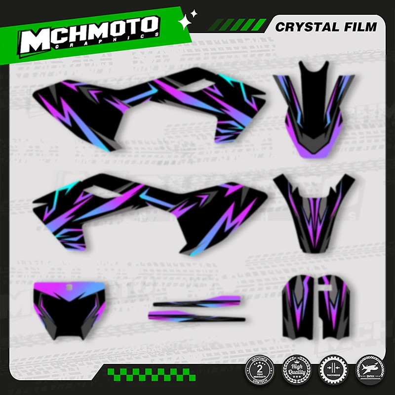 

MCHMFG MOTOR Graphic Stickers Decal Kits For Husqvarna TC65 TC65 2016 2017 2018 2019 2020 2021 2022 2023 008