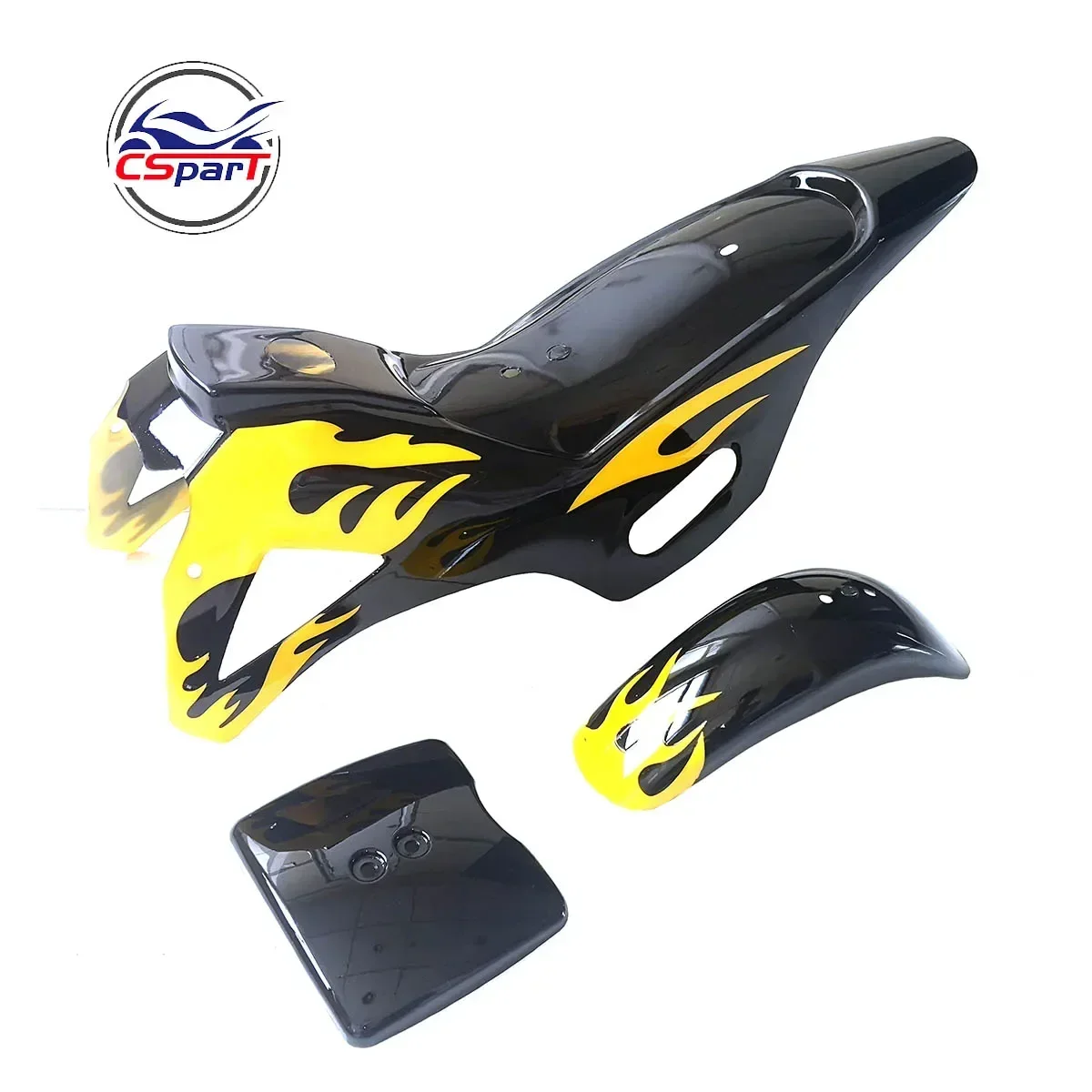 Plastic Fairing Kit Fender Plate Guard Cover for Mini Moto Dirt Pit  Bike 47cc 49cc