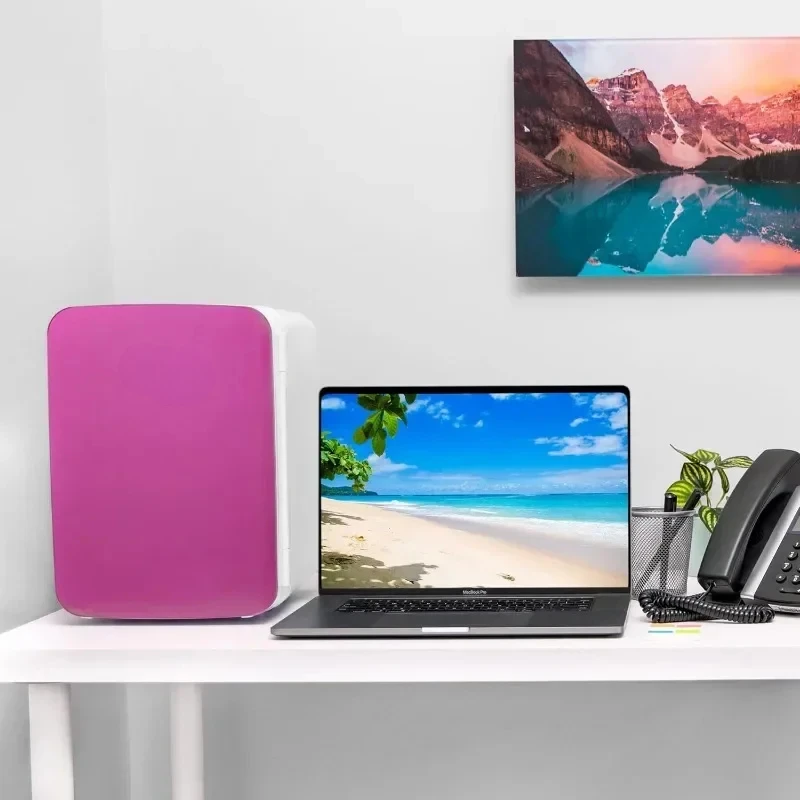 Mini Fridge for Bedroom Car Desk and Dorm - Portable Thermoelectric Cooler and Warmer