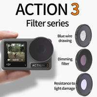 Camera Lens Filter for Osmo Action 3 Parts 8/16/32/64 ND NDPL CPL MCUV NIGHT STAR Filter Kit for DJI Osmo Action 3 Accessories