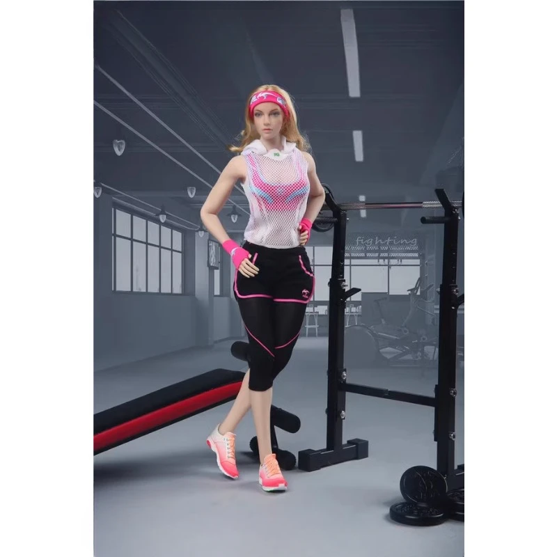 1/6 Scale Fashion Fitness Sports Wear Suit Fit Female Soldier Clothes Fire Girl Toys