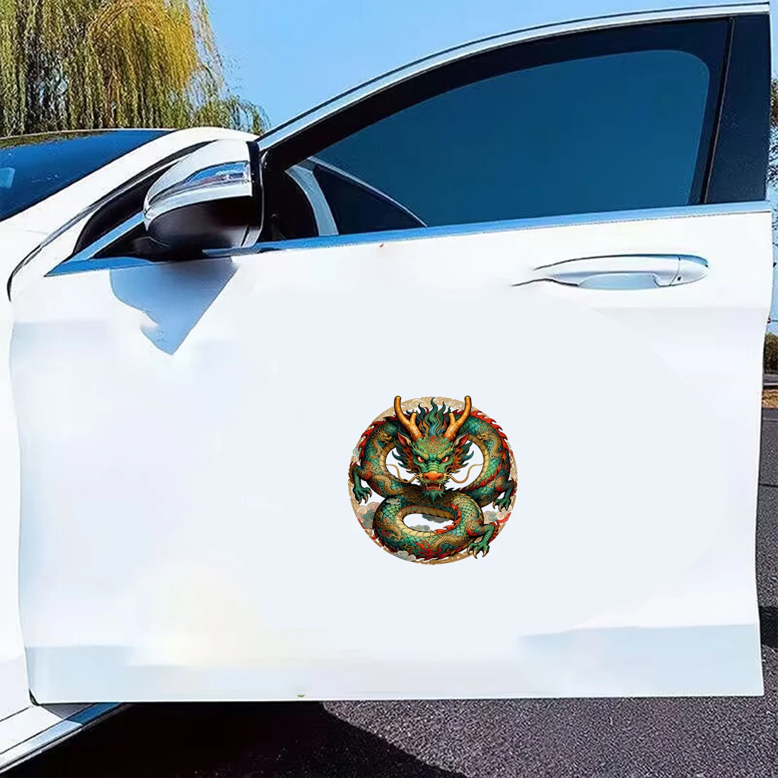 Three Ratels CFN119 Colorful Dragon Cartoon Wall Stickers for Home Decoration Personalized car decals