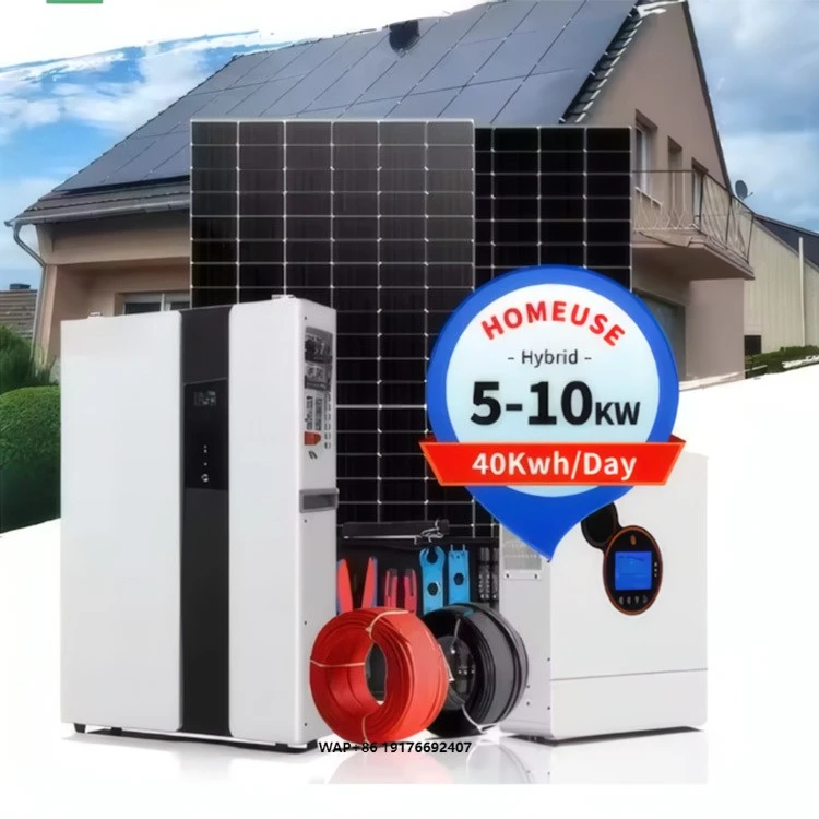 Hybrid Solar System 5Kw 10Kw 12Kw 20Kw Complete Home Energy System Kit 5000W 5 10 12 20 Kw Solar Power System Storage Full Set