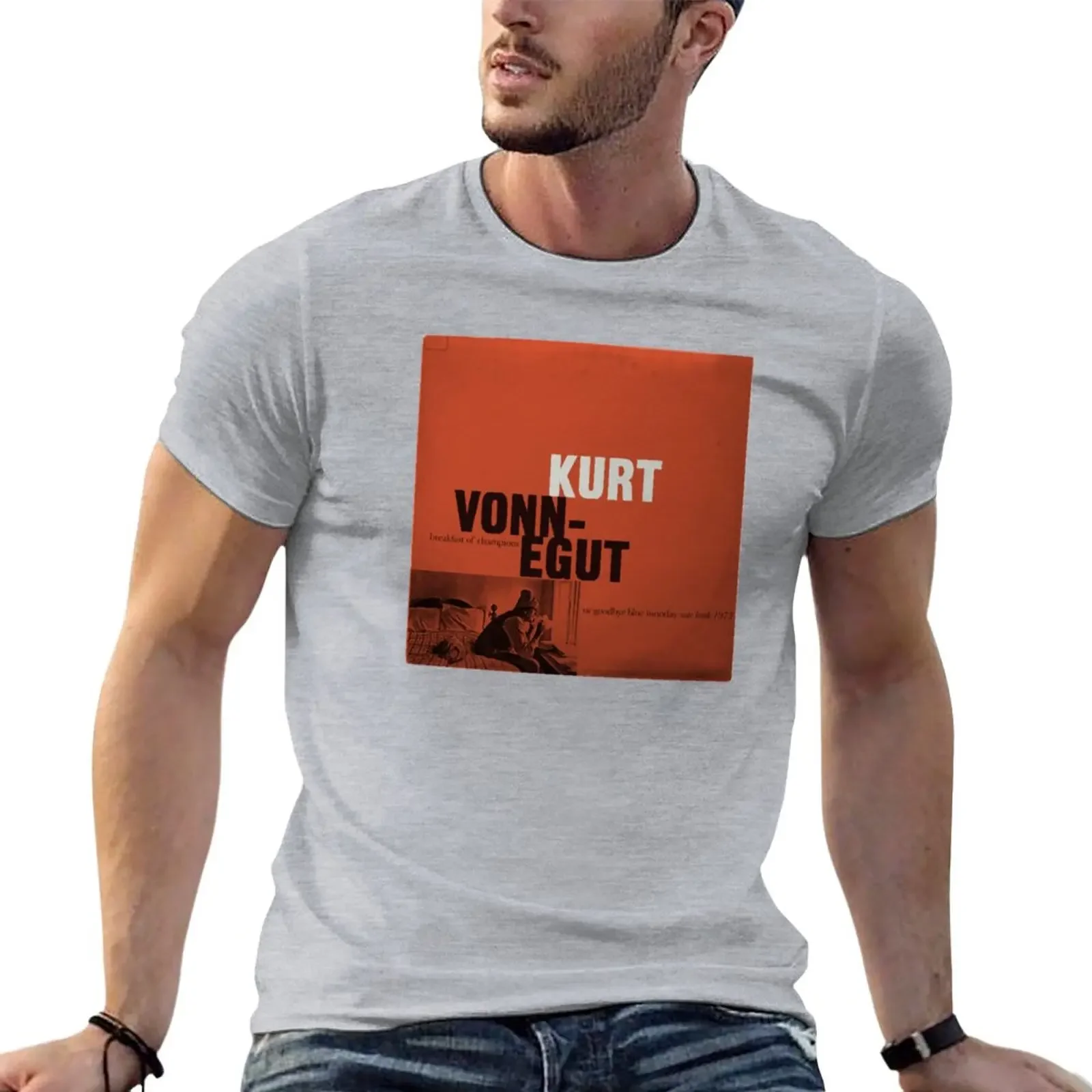 Note Book Records - Breakfast of Champions, Vonnegut T-Shirt summer clothes vintage clothes plus size tops Men's t-shirt