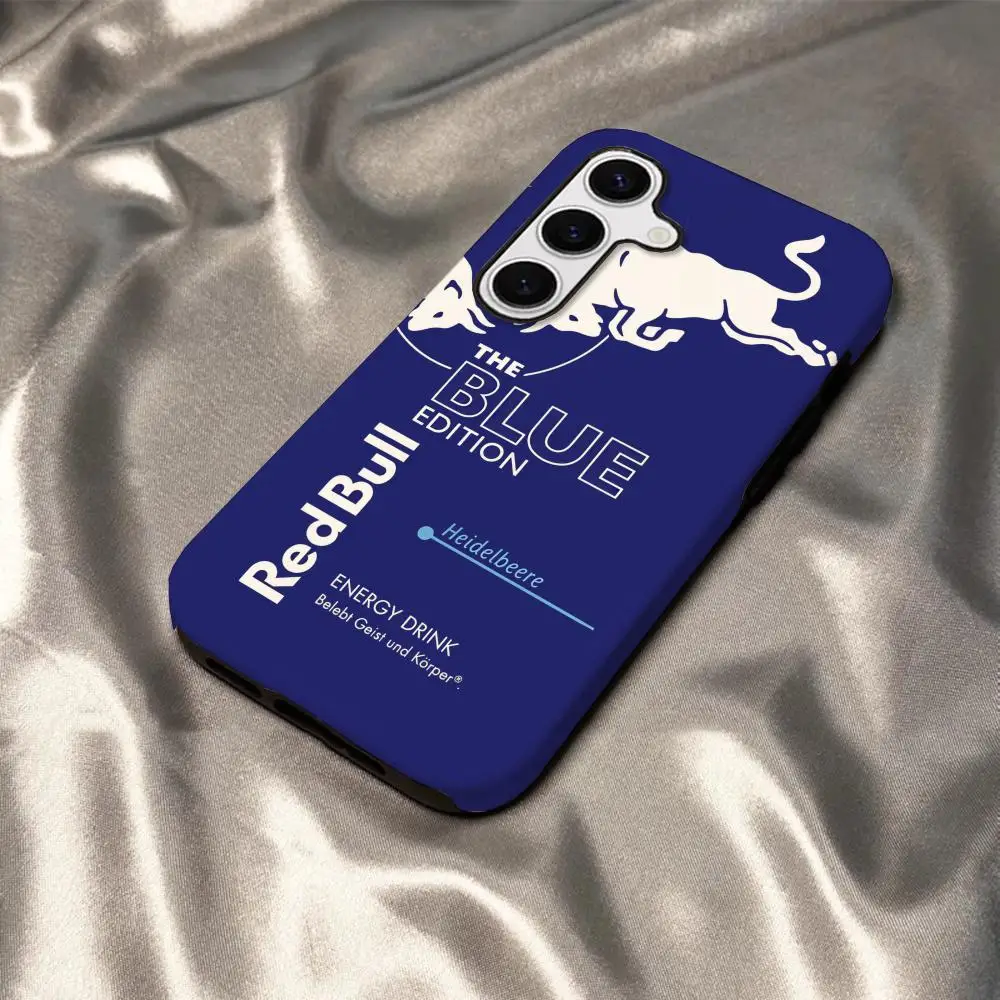 Fashion R-Red B-BullS Phone Case For Samsung S25 S24 S23 S22 S21 Plus Ultra A56 A36 A26 A16 Glossy HD Hard PC Cover - náhled 5