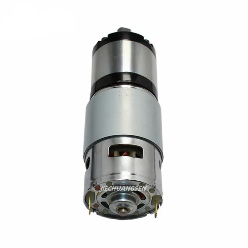 Imagem -04 - High Torque dc Gear Motor Caixa de Engrenagem Planetária Ventilador Secador de Cabelo Motor Esteira 42gp 775 12v 24v 42 mm