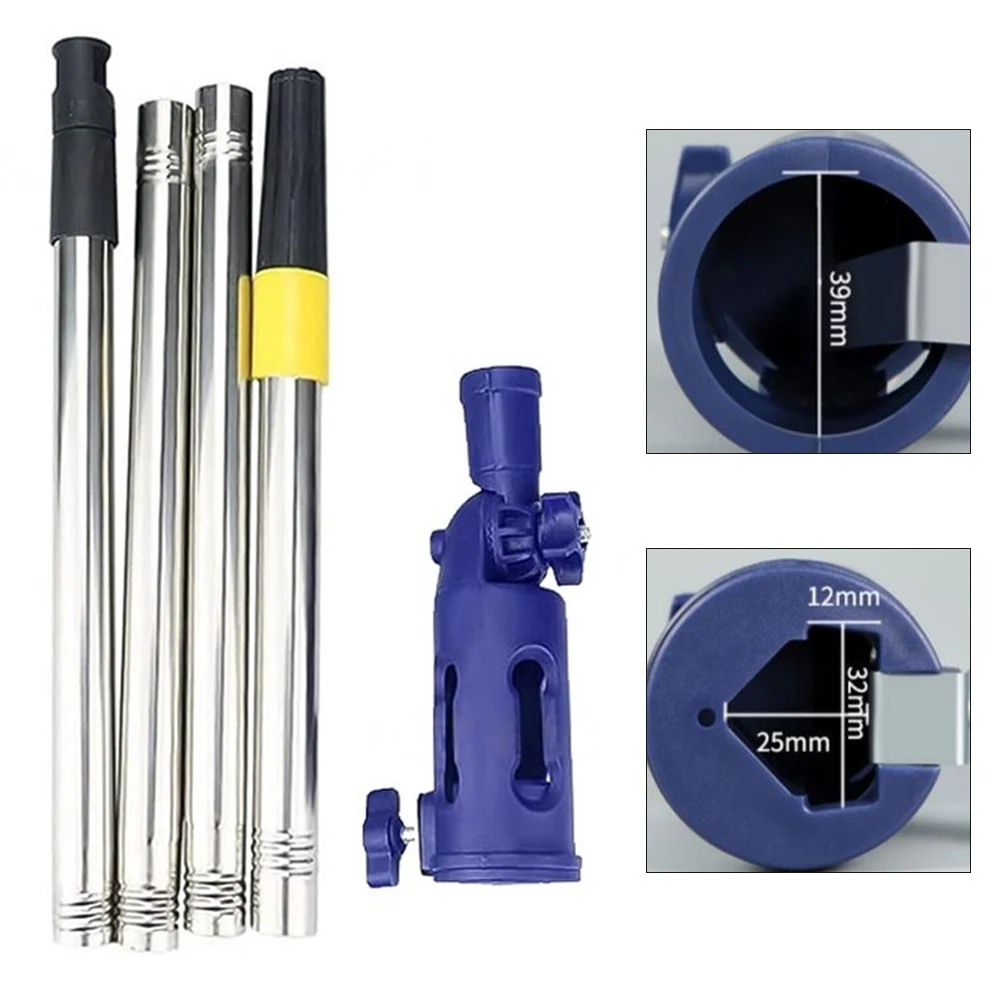 1 مجموعة حامل فرشاة الطلاء تمديد مقبض تمديد القطب المرفقات فرشاة الطلاء أداة انفصال أداة موسع مرفق