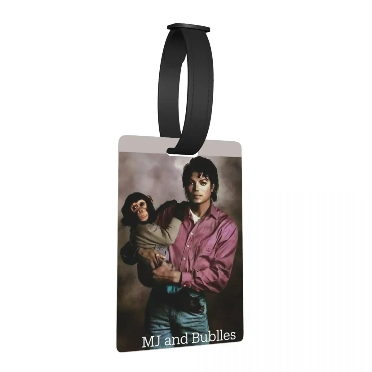 

Michael Jackson Luggage Tags Suitcase Accessories Travel Cute Baggage Boarding Tag Label Holder ID Name Address