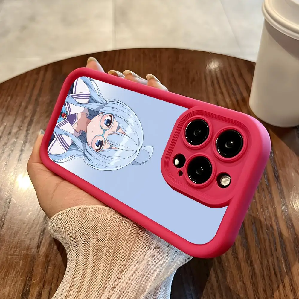 

Anime Shiunji Seiha Phone Case for iPhone 17 16 15 14 13 12 11 Air Pro Max Plus Red Soft TPU Shockproof Cover