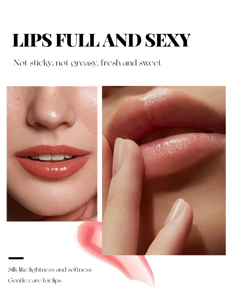 مرطب شفاه متوهج، يدوم طويلاً، ملمع شفاه مع 24 ساعة من الشفاه الناعمة والمرطبة، لمسة نهائية لامعة لامعة،