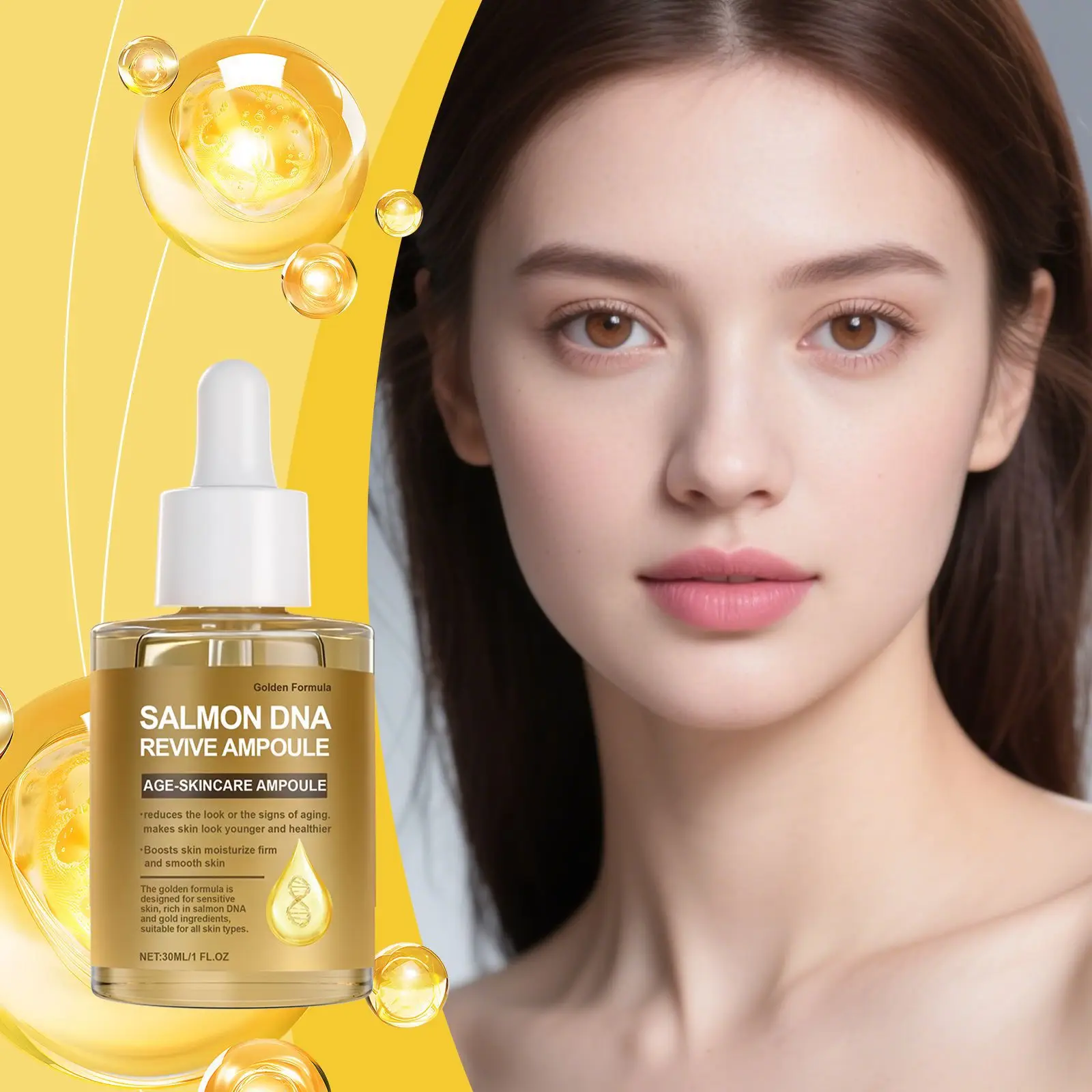 

Panthenol Moisturizing Serum Lightweight Easily Absorbed Firms Fade Fine Lines Hydrates Brightens Antioxidant Korean Cosmetics
