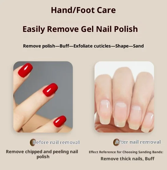 مطحنة أظافر كهربائية محمولة جديدة مع شاشة عرض كبيرة للأظافر - أداة فنية للأظافر مع وظيفة الشحن #3