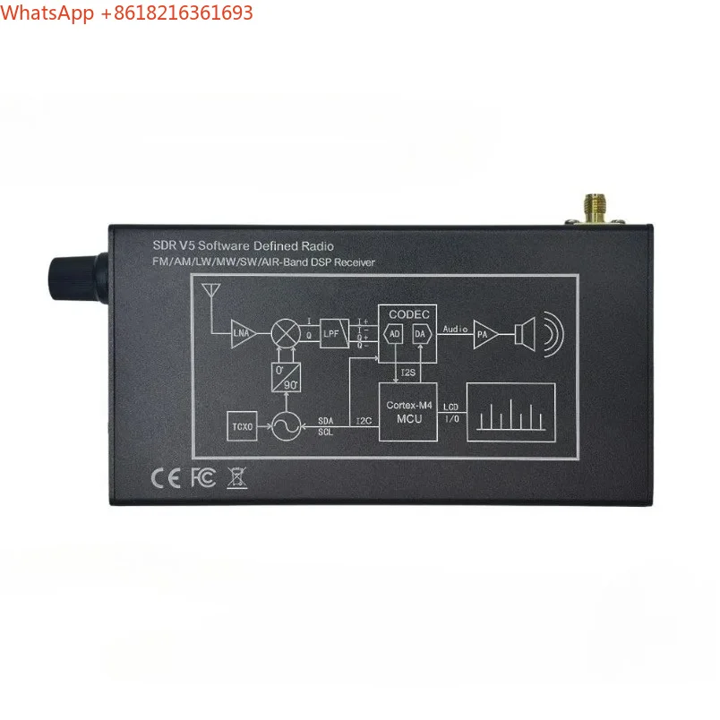 NEW   Limited Offer  SDR-V5 Radio DSP Digital Demodulation, Shortwave, FM MW SSB CW HAM Radio Receiver