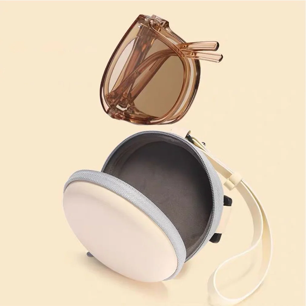 Foldable Sunglasses with Storage Box, Ultra Light Sun UV Protection for Men and Women Portable Folding Sun Glasses for Outdoor