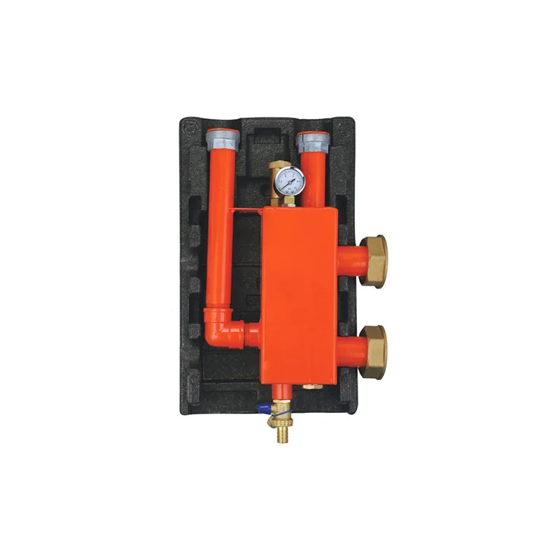 Wall mounted furnace and underfloor heating with pressure gauge coupling tank:Pump connection thread: G1 ''/1-1/2 ''