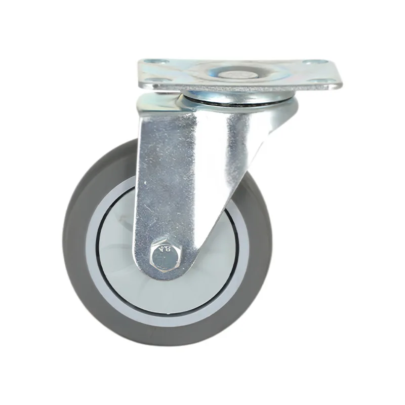 Covered galvanized medium-sized casters3Inch4Inch5High-end furniture trolley wheels with universal and directional functions