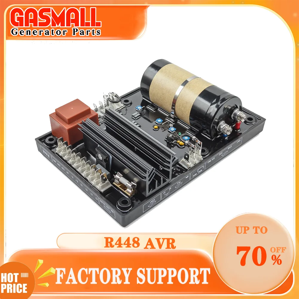 

Регулятор напряжения R448, AVR дизельный генератор переменного тока, бесщеточный генератор, аксессуары, автоматический регулятор напряжения, регулятор напряжения Shaluo