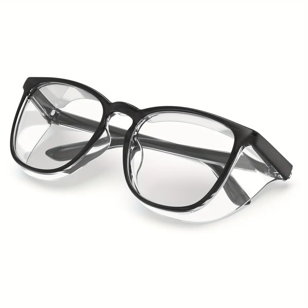 1 Pair Stylish Safety Glasses Clear Anti-Fog Anti-Scratch Anti-blue Protective Glasses For Men And Women Eyewear Accessories