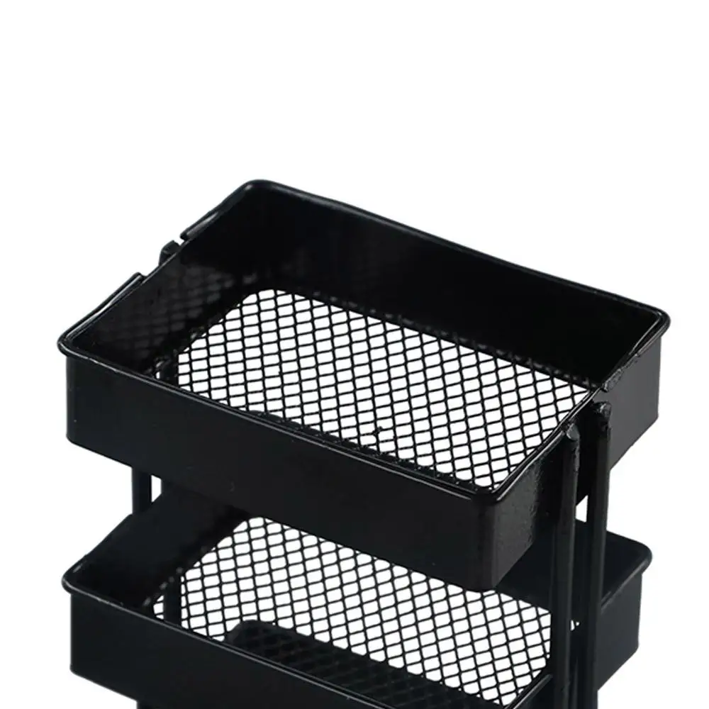 Fantasiespel Model Huismeubilair Opbergrek Boekenplank met wielen Simulatie Plank Boekenplank