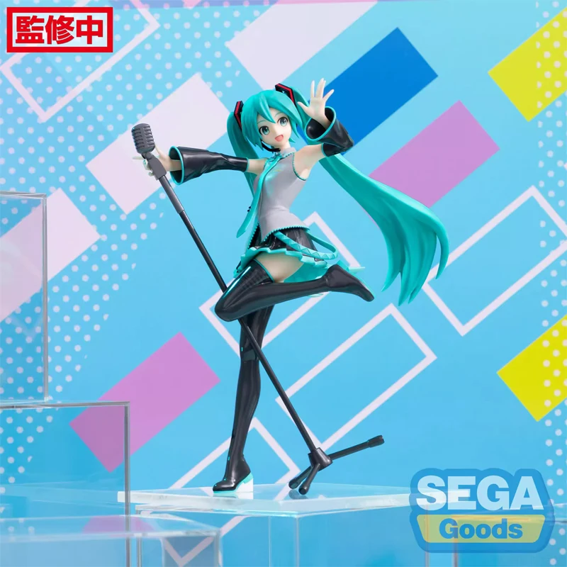 SEGA Original Luminasta Hatsune Miku: Project Diva Mega39's Anime Action Figure Toys For Boys Girls Kids Children Birthday Gifts