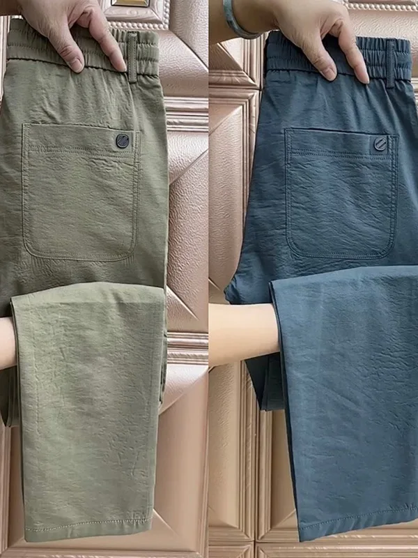 

Летние тонкие дышащие цветные повседневные брюки для мужчин: модные, свободные, простые, спортивные, прямого кроя, удобные, молодежные, для активного отдыха.