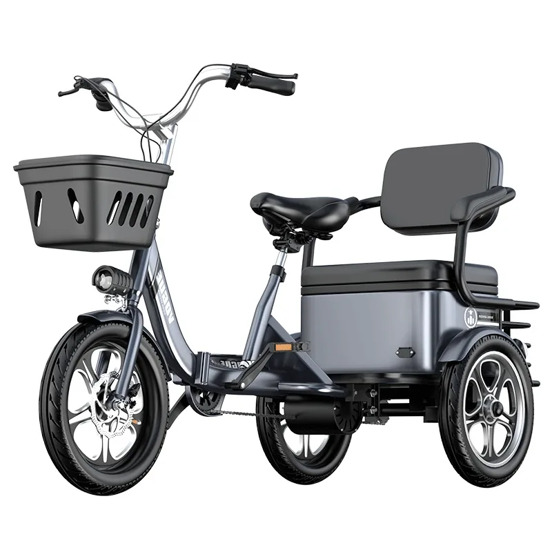 

Electric assist tricycle, small mini women's leisure vehicle for home use, elderly mobility