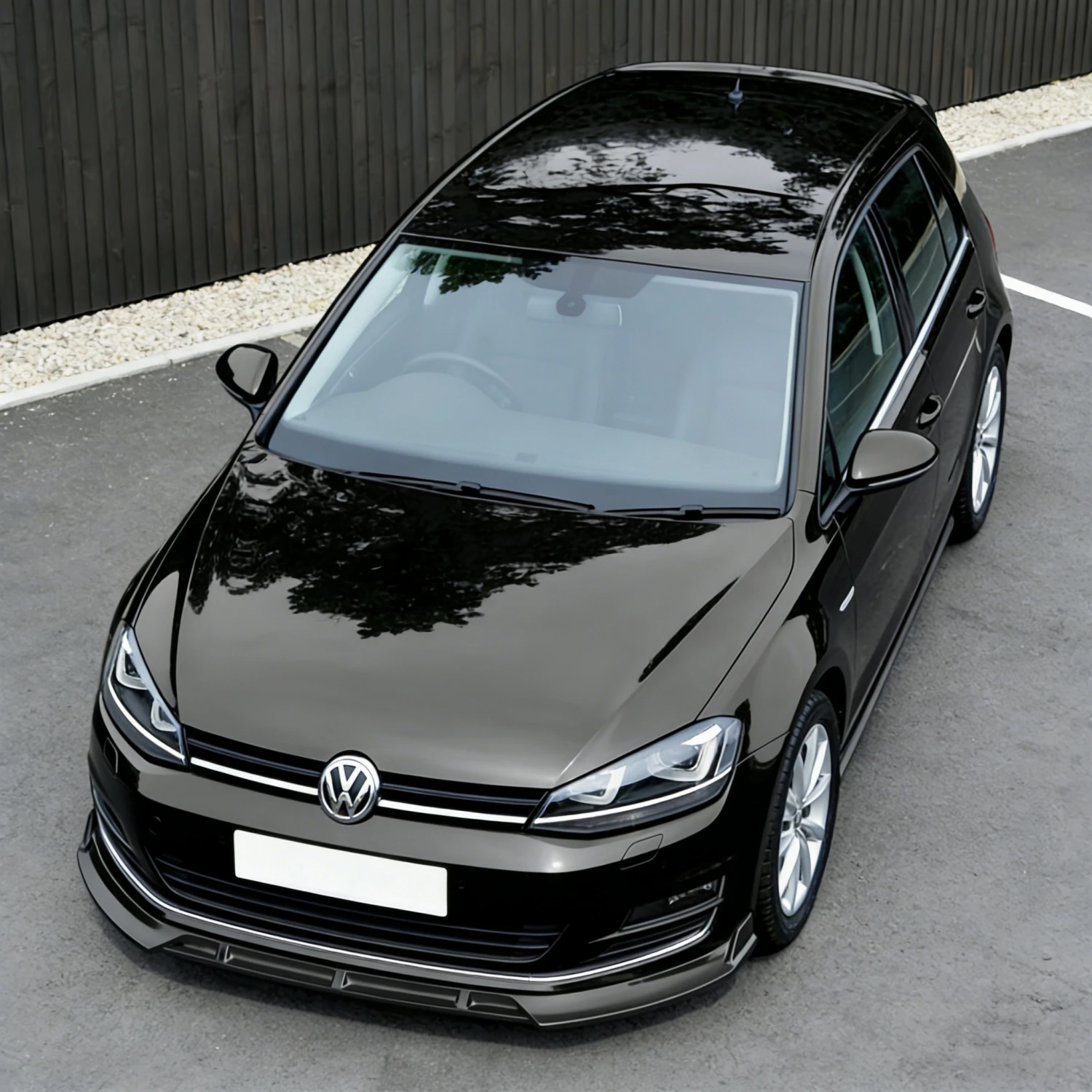 3 Pcs Gloss Black F…