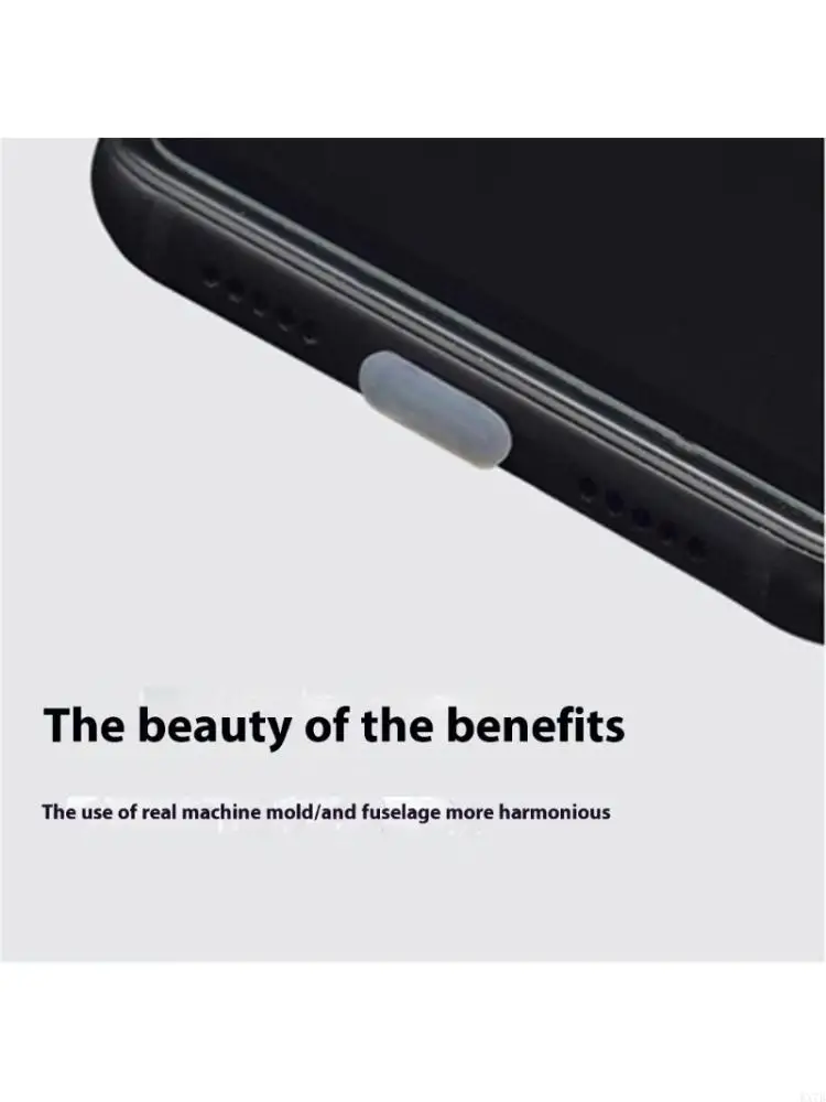 

50Pcs Type C Anti Dust Caps Silicone USB C Dust Cover Dust Plugs for Phone Tablet USB C Charging Port Protector Cover