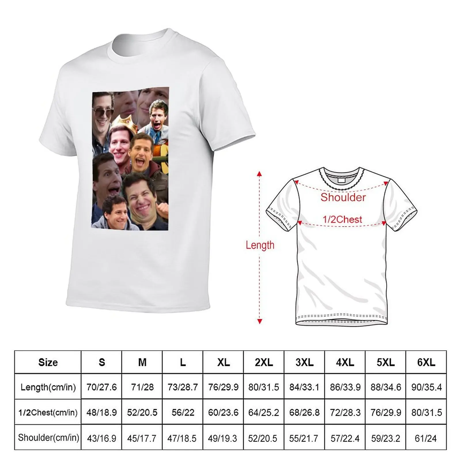 Jake Collage T-Shirt printed t shirts for man man t shirts high quality luxury brand cotton t shirt pack T-shirt