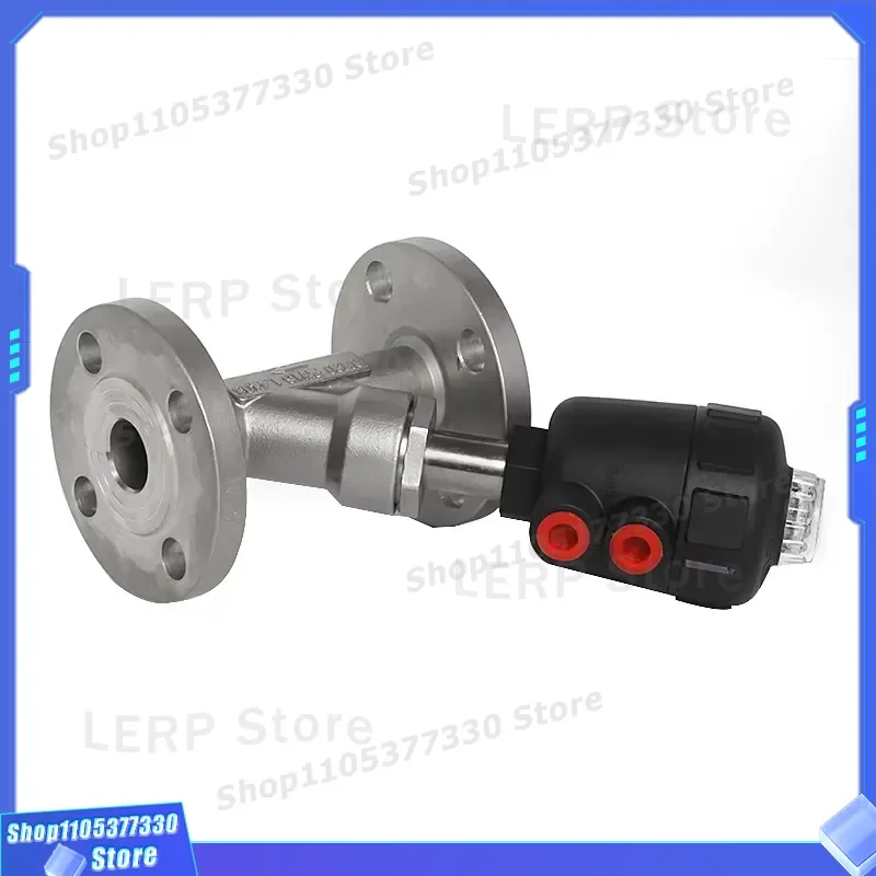 SS304 SS316 Y Type Globe Valve ANSI PN16 Pneumatic Control Valve Industrial Switch Type Wholesale for Fluid Control System