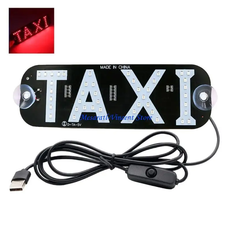 A70F LED Light Suction Cup Mount Cab Windscreen Lamp USB