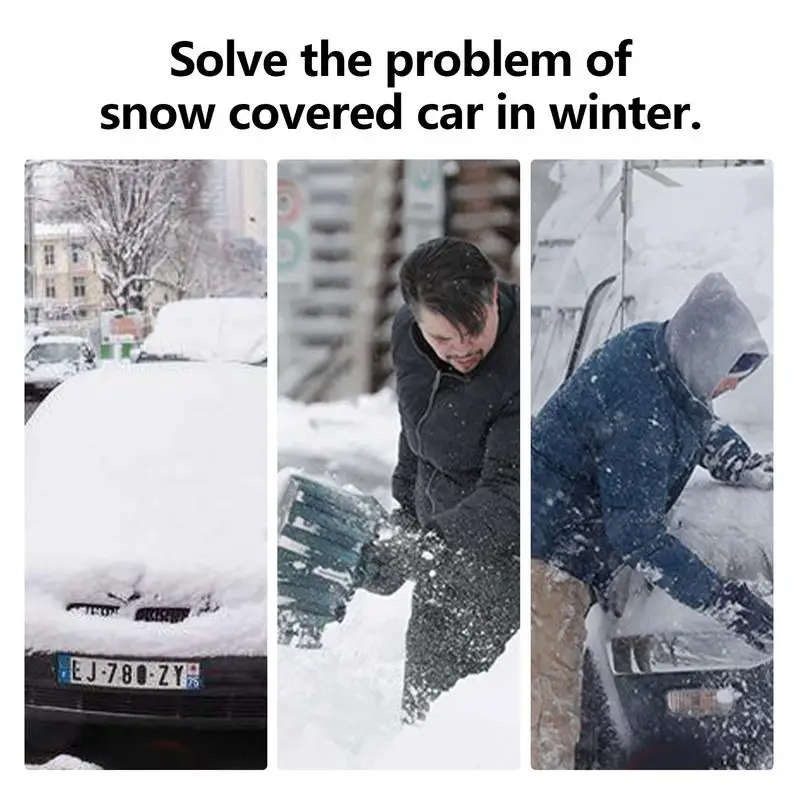 Raspador e escova do pára-brisa do carro, 2 em 1, Window Breaker, Raspador de gelo para caminhão