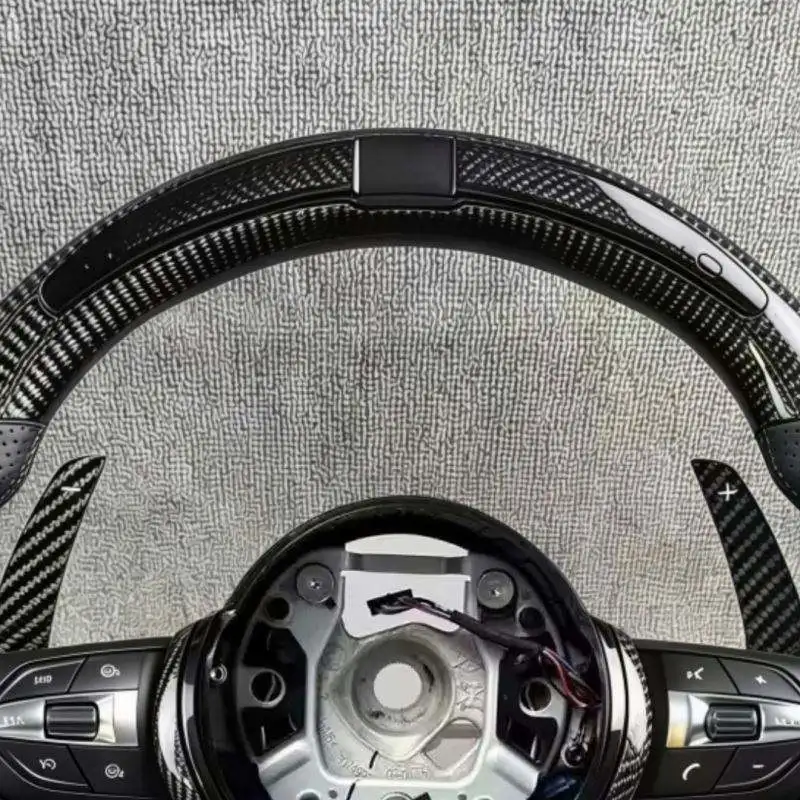 Carbon Fiber LED M Sport Steering Wheel Fit For BMW F30 F31 F32 F33 F10 F11 F20 F21 F22 F25 F34 F36 F01 F06 M3 M5 Accessories view 5