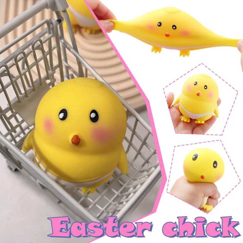 Squeeze Animal Toy Chicken Sensory Fidget Toy comodo Stress spremere regali lavabili per bambini animali sensoriali Cartoon D3f7