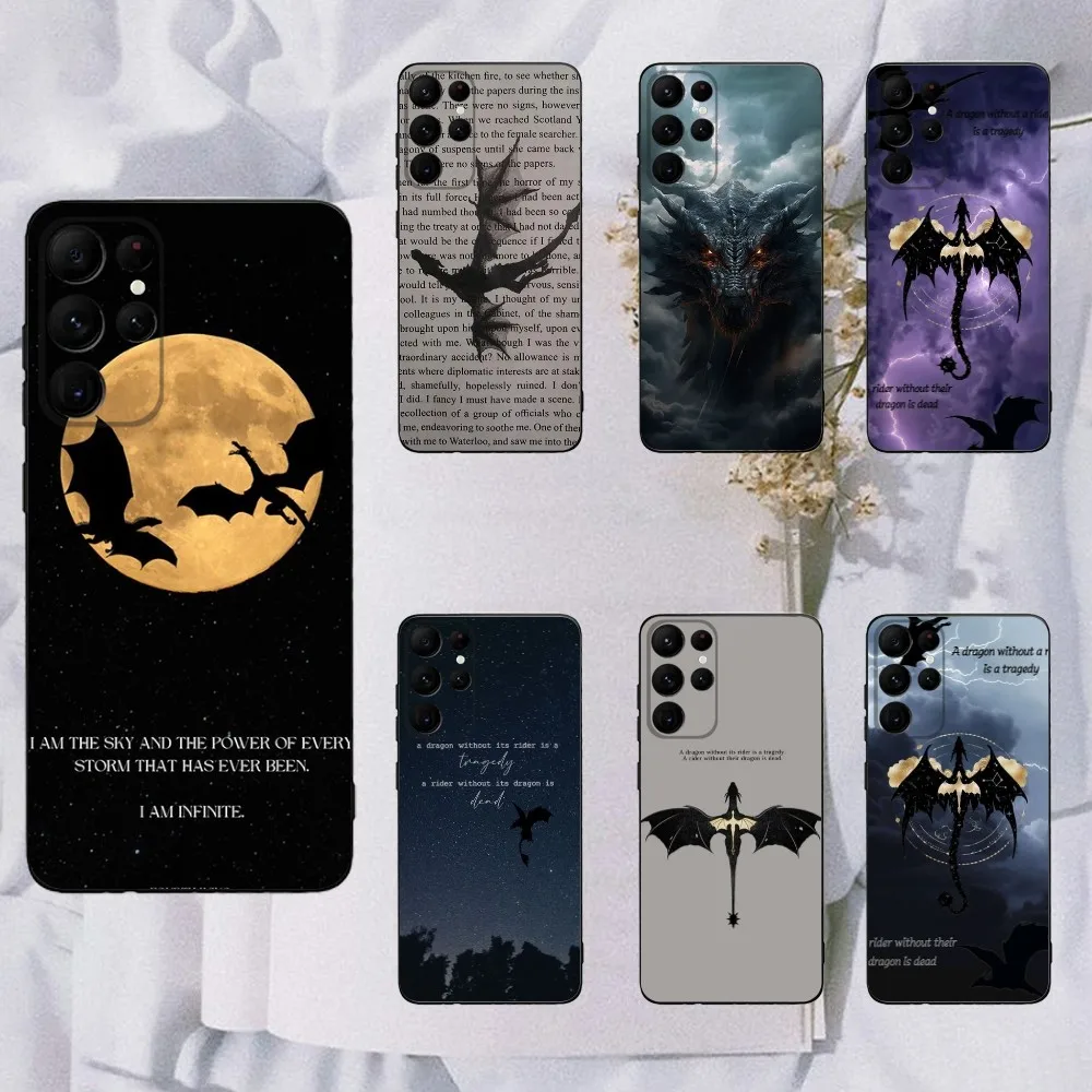 

Fourth-S Wing Dragon Phone Case For Samsung Galaxy A20,A21s,A22,A31,A32,A52,A53,A72,73,A80,A91 Soft Black Cover