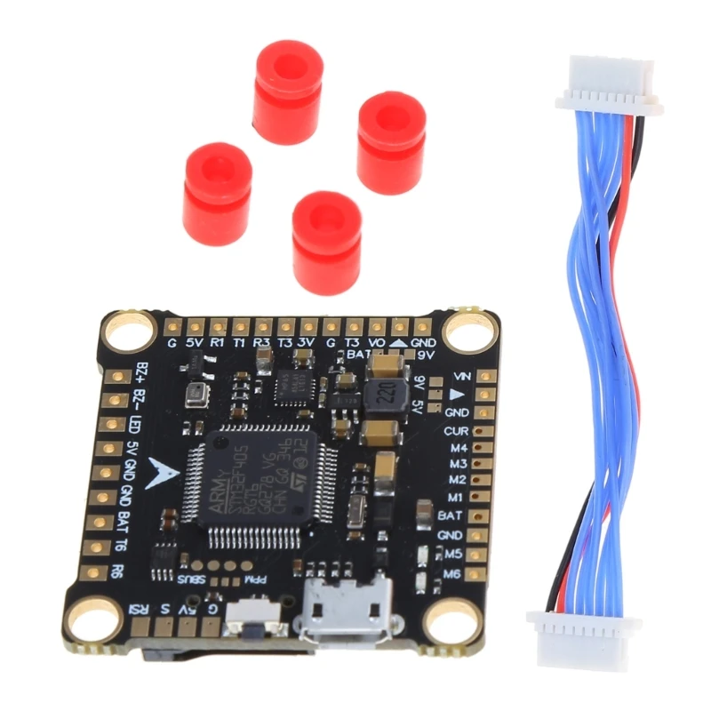 F4 V3S Plus Flight Controllers Stack 45/55/60  4in1 ESC 30.5x30.5mm for Remote Controlled Drones with XT60 Cable