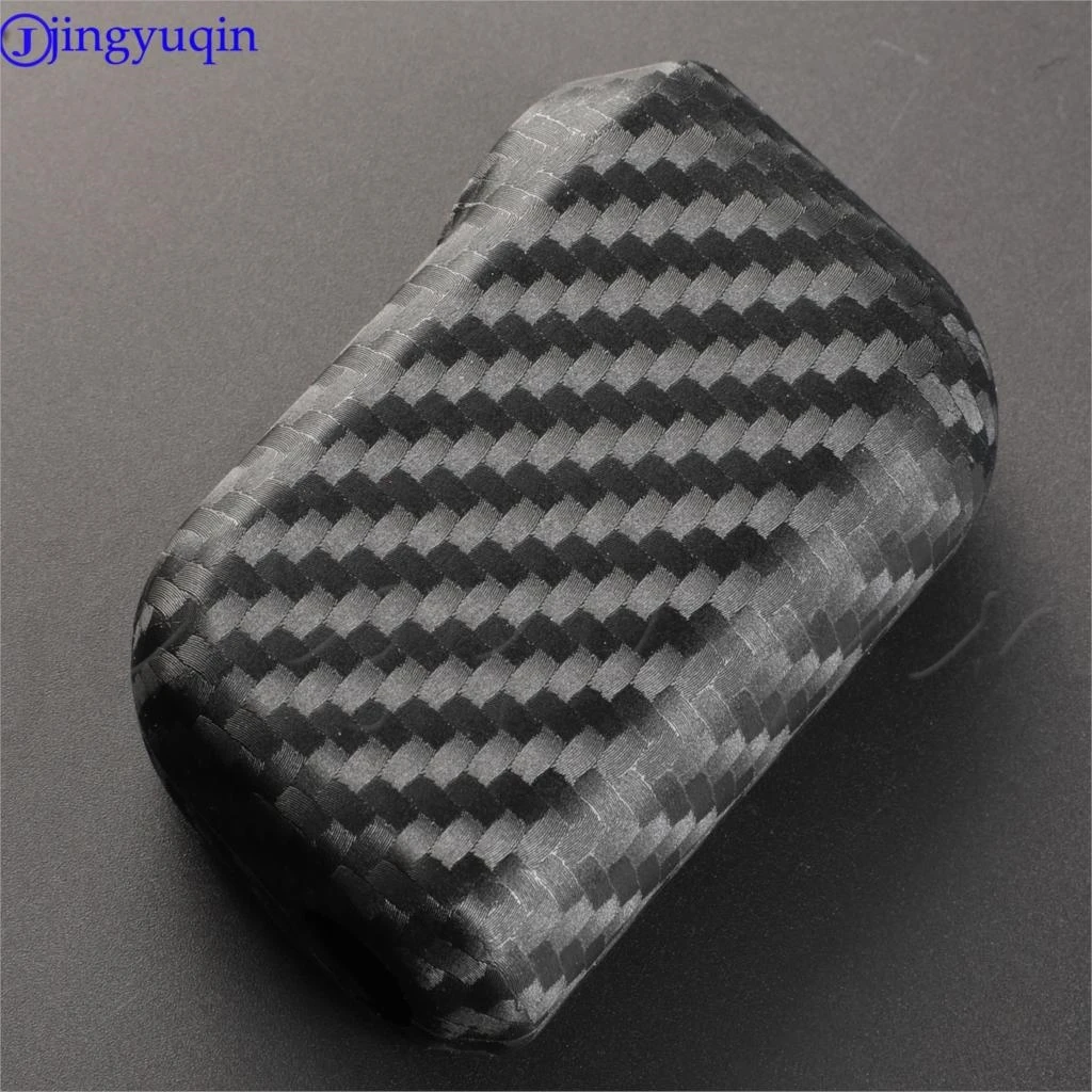 Carbon Fiber Rubber Car Key Case For Starline A93 A63 A36 A39 A66 A96 2 Way Car Alarm LCD Remote Control Silicone Cover