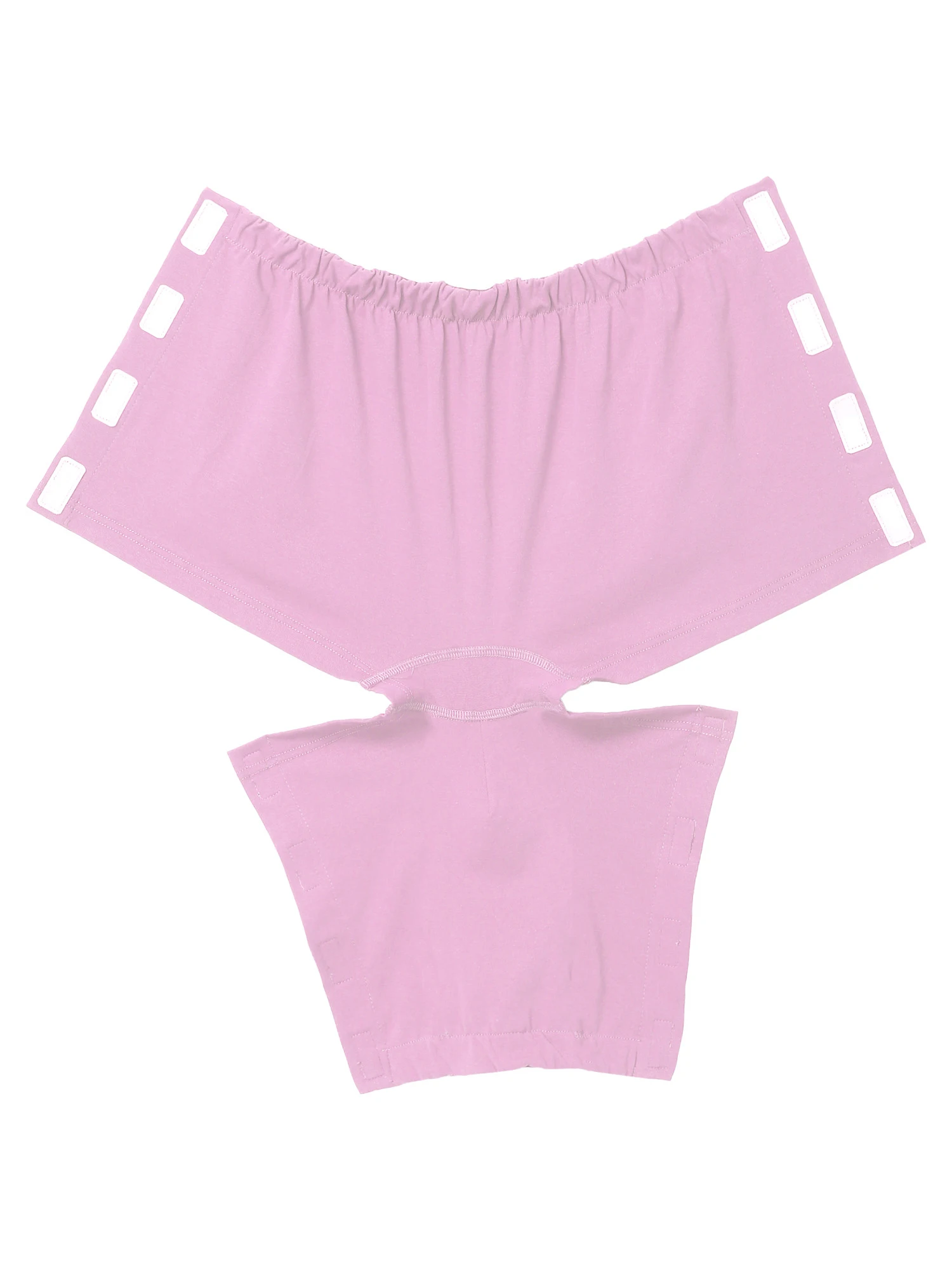 Adult Tear Away Adaptive Underwear for Post Surgery Hook-Loop Fastener Elastic Waistband Boxer Briefs for Disabled Elderly