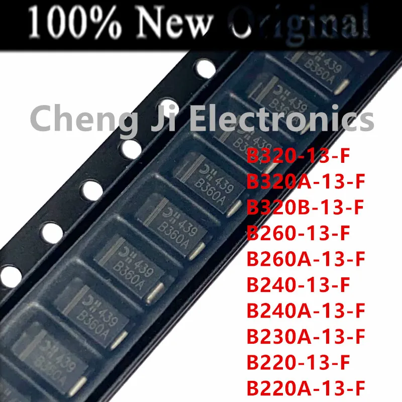 20PCS/Lot   B320-13-F 、B320A-13-F 、B320B-13-F 、B260-13-F 、B260A-13-F 、B240-13-F 、B240A-13-F 、B230A-13-F 、B220-13-F 、B220A-13-F