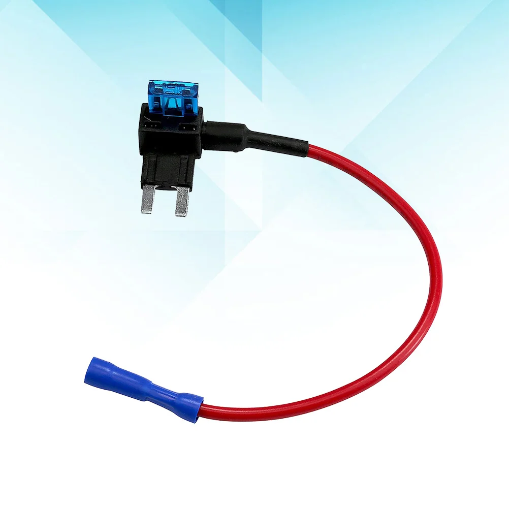 

6Pcs Flat Plug Fuse 5a Acs Standard Cable Wire Car Adapter Holder for Power Tap No Ignition Terminal Fuse Holder