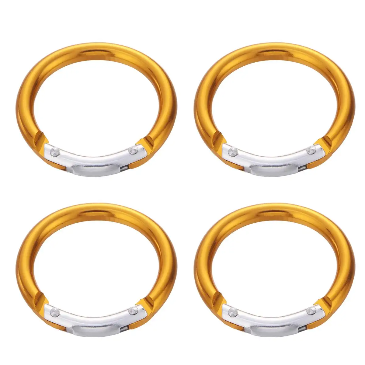 

4Pcs Carabiner Holders Portable Climbing Camping Key Accessories Aluminum Key Hook Carabiner Hook Long Lasting